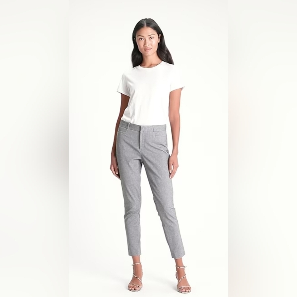 Banana Republic Sloan Grey Cropped Skinny Pants 0P